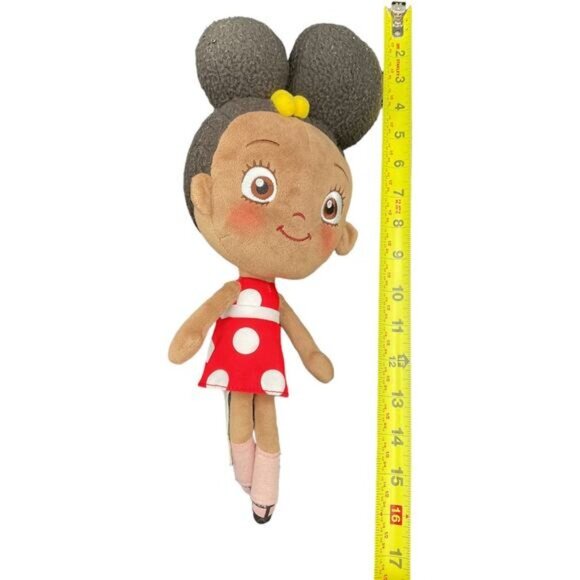 Ada Twist Scientist Plush Doll Netflix Approx 14" Red Polka Dot Dress Plush Doll - Picture 6 of 6